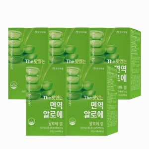 안국약품 The 맛있는 면역 알로에 이뮨 젤리 14포, 5개