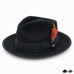 남자 페도라 빅사이즈 카우보이모자 울 신사모자
