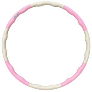 타미나 훌라후프 다이어트 지압 뱃살 마사지 핑크화이트