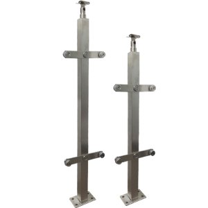 AN-3838(SUS코팅) 880 외날 강화유리난간대 스텐난간