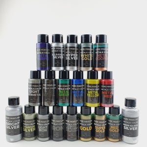 모모델링 메탈릭 도료