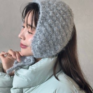 폼폼 니트 귀마개 울 귀도리