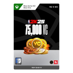 [24시간 발송] Xbox Series XlS NBA 2K25 75,000 VC 추가컨텐츠 - Xbox Digital Code