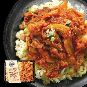 냉동 아워홈 온더고 불맛 가득 김치 제육덮밥 290g 1BOX (12입)