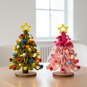 크리스마스 모루 미니 트리 만들기 DIY 키트