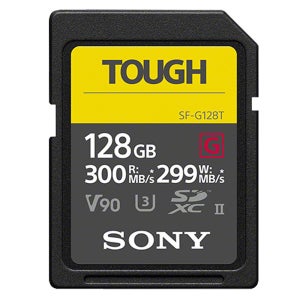 소니 터프 UHS-II 미러리스 카메라 128G SD카드 SF-G128T V90 SD메모리