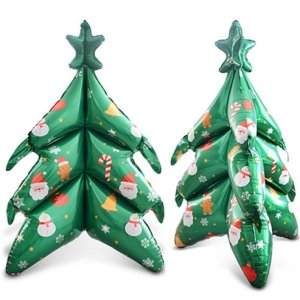 주인공 별 선물 파티 크리스마스 xmas 루돌프 트리 대형 3D 산타 3단 초록초록 은박풍선
