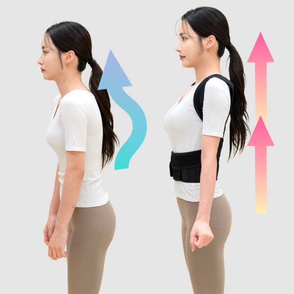 갈랩 의료용 의료기기 자세교정밴드 벨트 교정기 라운드숄더 어깨 바른자세 보호대 척추 굽은등