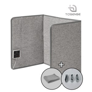 TOB-500 전기히터 히팅패드 발난로 사무실 파티션난로 100X50cm