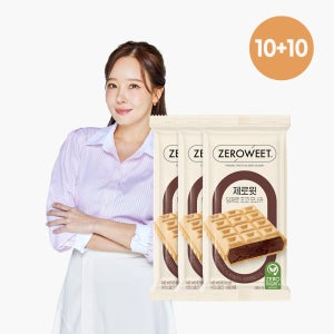 [펄세스] 제로윗 당제로 초코 모나카 아이스크림 10개+10개