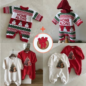 아기 크리스마스 옷 겨울 슈트 신생아 12개월 돌아기 크리스마스 선물 산타 루돌프 모자