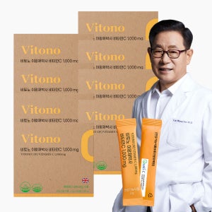 비토노 이왕재 박사 비타민C 1000mg 분말타입 영국산 60포, 8개