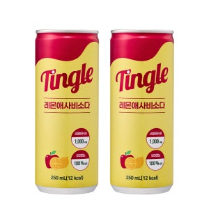 일화 팅글 레몬애사비소다 250ml, 12개