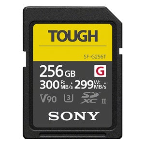 소니 터프 메모리 카드 USH-II 256GB V90 TOUGH SD카드 SF-G256T