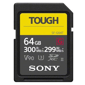 소니 미러리스 카메라 64기가 SD메모리 터프 SD카드 USH-II V90 SF-G64T