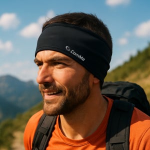 ComMa 윈터 기모 헤드밴드 러닝 귀마개 등산 테니스 땀흡수 가벼운 작은머리 큰머리 자외선차단 스포츠 겨울 보온 헤어밴드 운동머리띠 귀도리