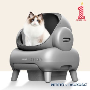 페테토 Neakasa 오픈형 고양이 자동 화장실 M1 Pro - 그레이