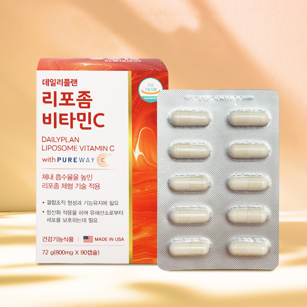 데일리플랜 리포좀 비타민C 800mg 90캡슐