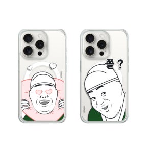 카카오이모티콘 늬에시럭키내시 아이폰 맥세이프 젤하드케이스