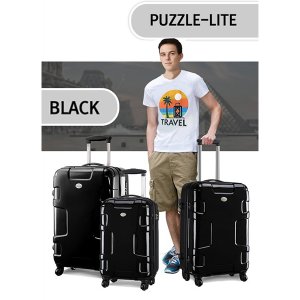 아메리칸투어리스터 캐리어 PUZZLE-LITE 화물용 68cm 블랙 94Z09002