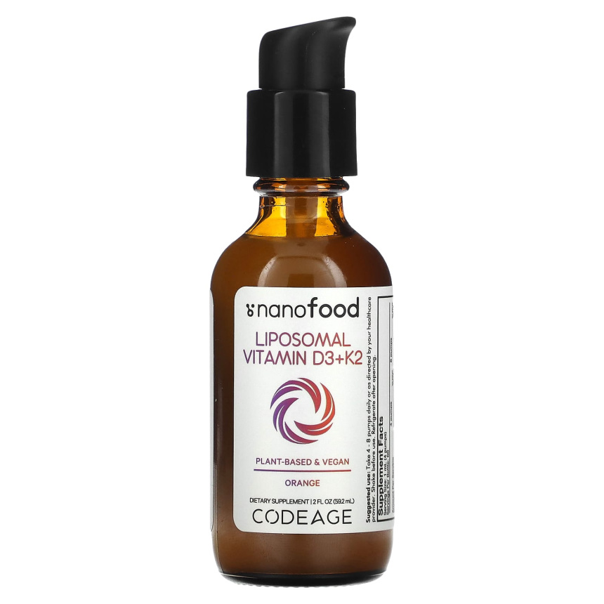 코드에이지 <b>리포소멀 비타민</b>D3+K2 오렌지 액상 59.2ml