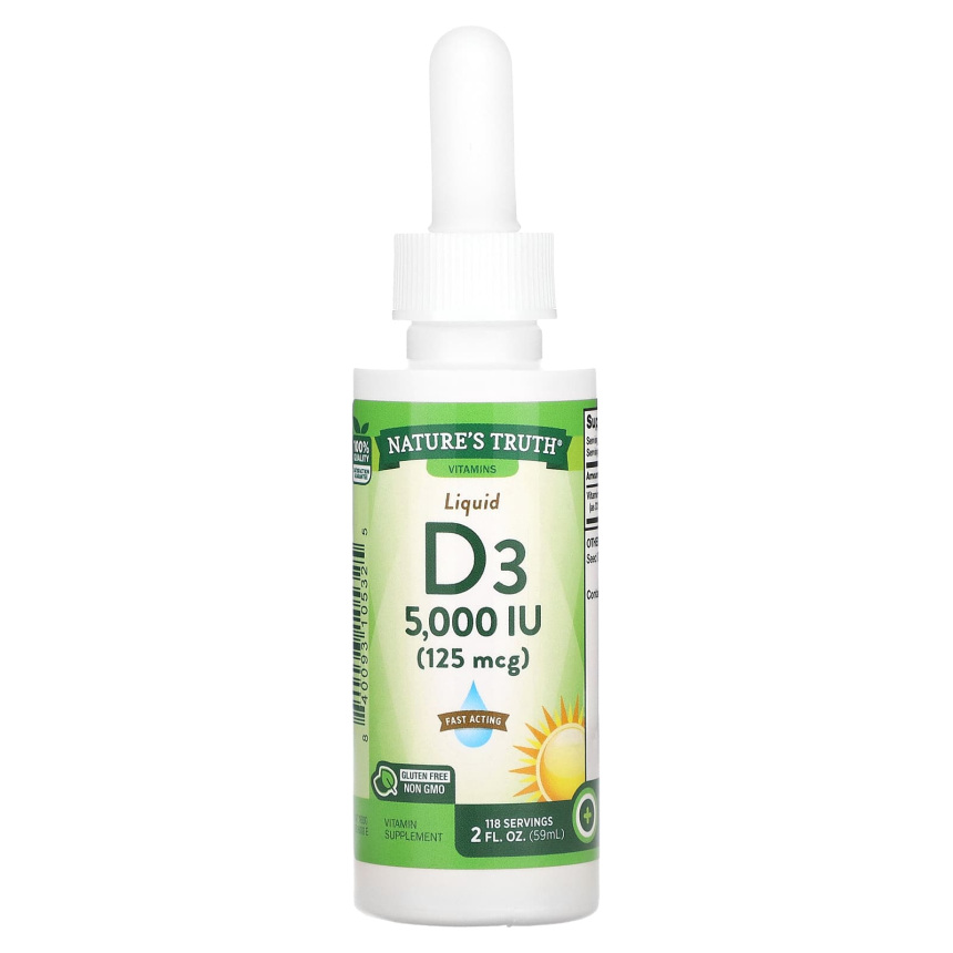 <b>네이처스트루</b> 비타민 리퀴드 D3 5000IU 59ml