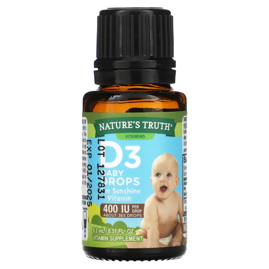 <b>네이처스트루 비타민D</b>3 베이비 드롭 400IU 9.2ml