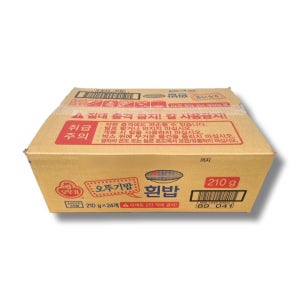 오뚜기 맛있는 오뚜기밥 210g x 24개 1박스 흰밥 즉석밥