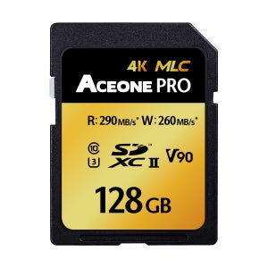 에이스원 프로 SD 카드 128GB UHS-II V90 4K MLC U3