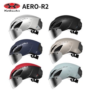 카부토 에어로 알투 AERO-R2 / 자전거 헬멧 선글라스 탈부착 로드 싸이클 MTB