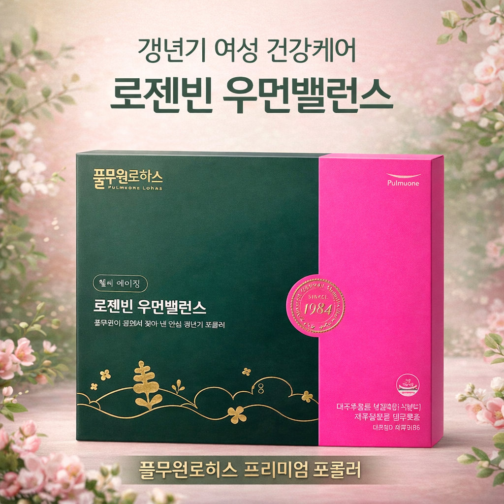 <b>풀무원로하스</b> 로젠빈 우먼밸런스 3개월분+14일분 추가+촉촉한 핸드크림 80ml