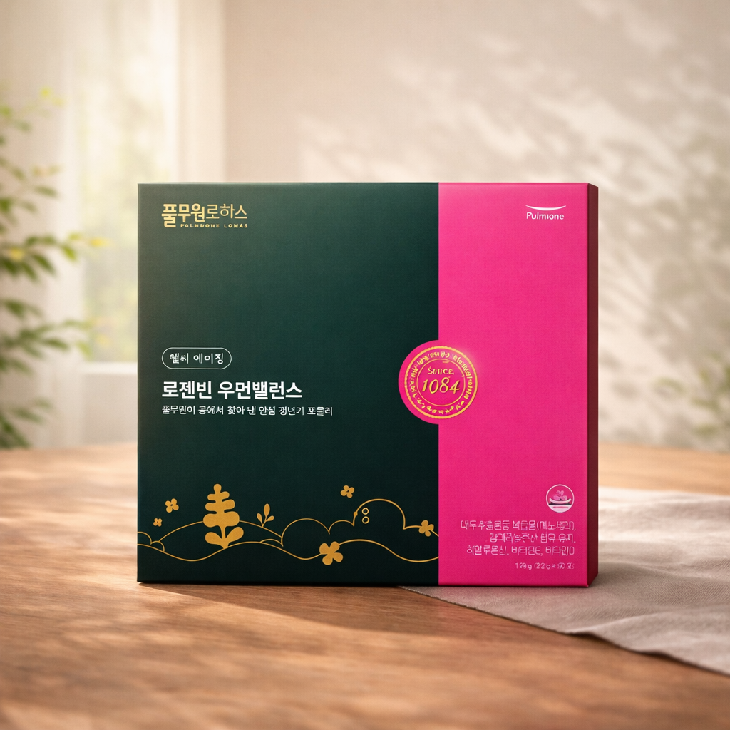 <b>풀무원</b>로하스 로젠빈 우먼밸런스 3개월분+14일분 추가+촉촉한 핸드크림 80ml