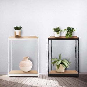 스피드랙 2단 70X40X120 철제선반 베란다 창고정리 무볼트 조립식 앵글