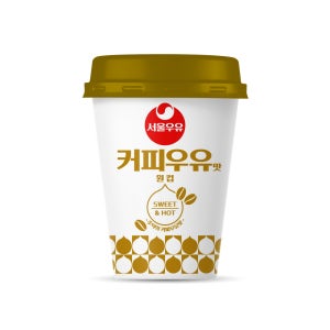 서울우유 커피우유맛 원컵 등산 소풍 여행 간식 추억의 자판기커피 라떼 25ml, 12개