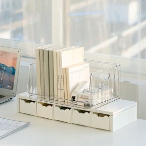 아크릴 책상정리함 사무실 책상 정리 데스크 오거나이저