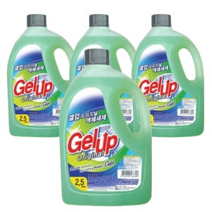 겔업 고농축 액체 세제 세탁세제 2.5L x 4개