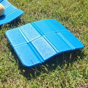 접이식 미니방석 1인용 집회 등산 야외 낚시 캠핑 휴대용 - 블루 색상