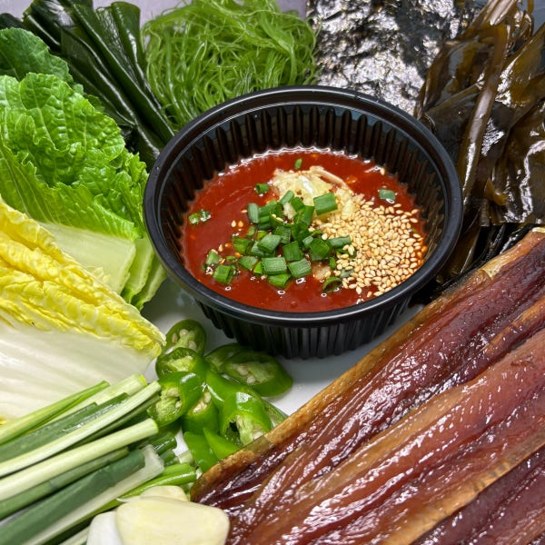 염씨네 포항 구룡포 과메기 야채세트 꽁치 과매기