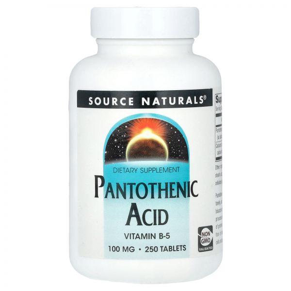 Source Naturals 판토텐산 100 mg