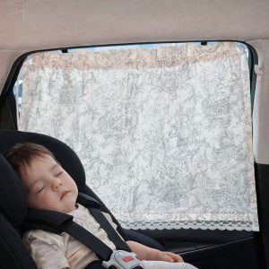 이몽 뜨왈드주이 차량 햇빛가리개 커튼 가리개 자동차 창문 아기