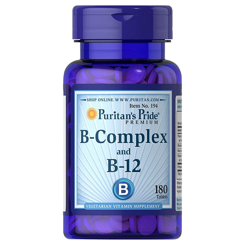 퓨리탄프라이드 <b>비타민 B 컴플렉스 B-12</b> 180정