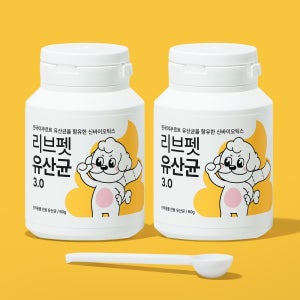 리브펫 유산균 강아지 프로바이오틱스 60g, 2개
