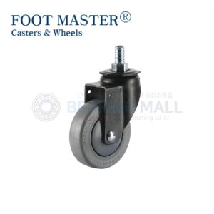 지덕산업 캐스타 풋마스터 PL-125-F-HRS 경하중 캐스타 평판취부형