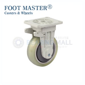 지덕산업 캐스타 풋마스터 GDC-100-F 경하중 캐스타 일자취부형