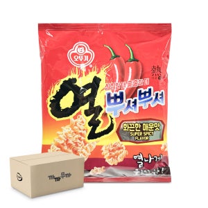 오뚜기 열 뿌셔뿌셔 화끈한 매운맛 90g (1박스-24개)