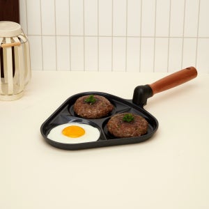 비자트 스피드 블랙 세라믹 코팅팬 계란후라이팬 국산 인덕션 3구 에그팬