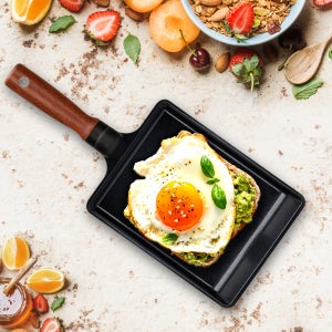 비자트 스피드 블랙 세라믹 코팅팬 계란말이팬 사각 후라이팬 인덕션 미니 에그팬