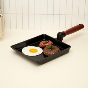 비자트 스피드 블랙 세라믹 코팅 계란말이팬 사각 후라이팬 인덕션 대형 에그팬