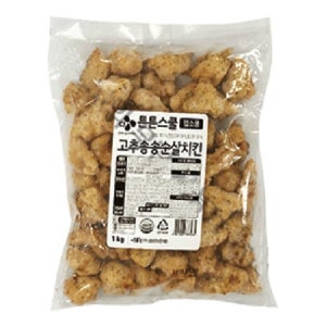 CJ 튼튼스쿨 고추송송 순살치킨 1kg x 10봉