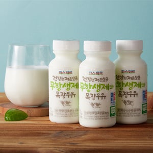 파스퇴르 무항생제 목장우유 180ml, 20개
